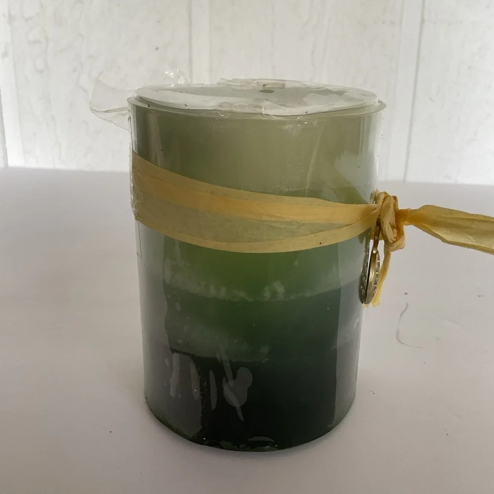Pier 1 Bali Sands Pillar Candle NWT